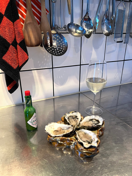 Blombruden ostronfat beige