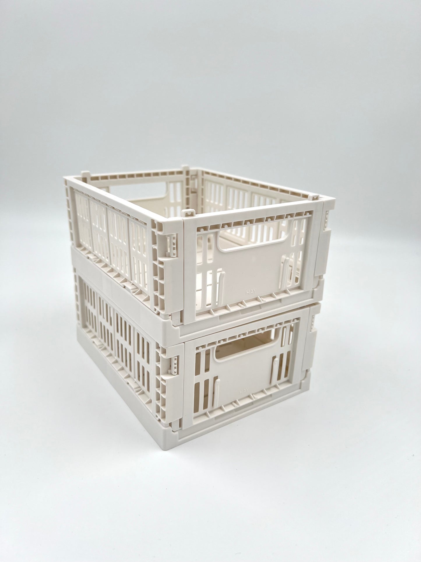 HAY Colour crate mini vit 2-pack