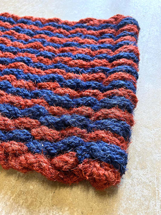 HAY coco dörrmatta röd blå