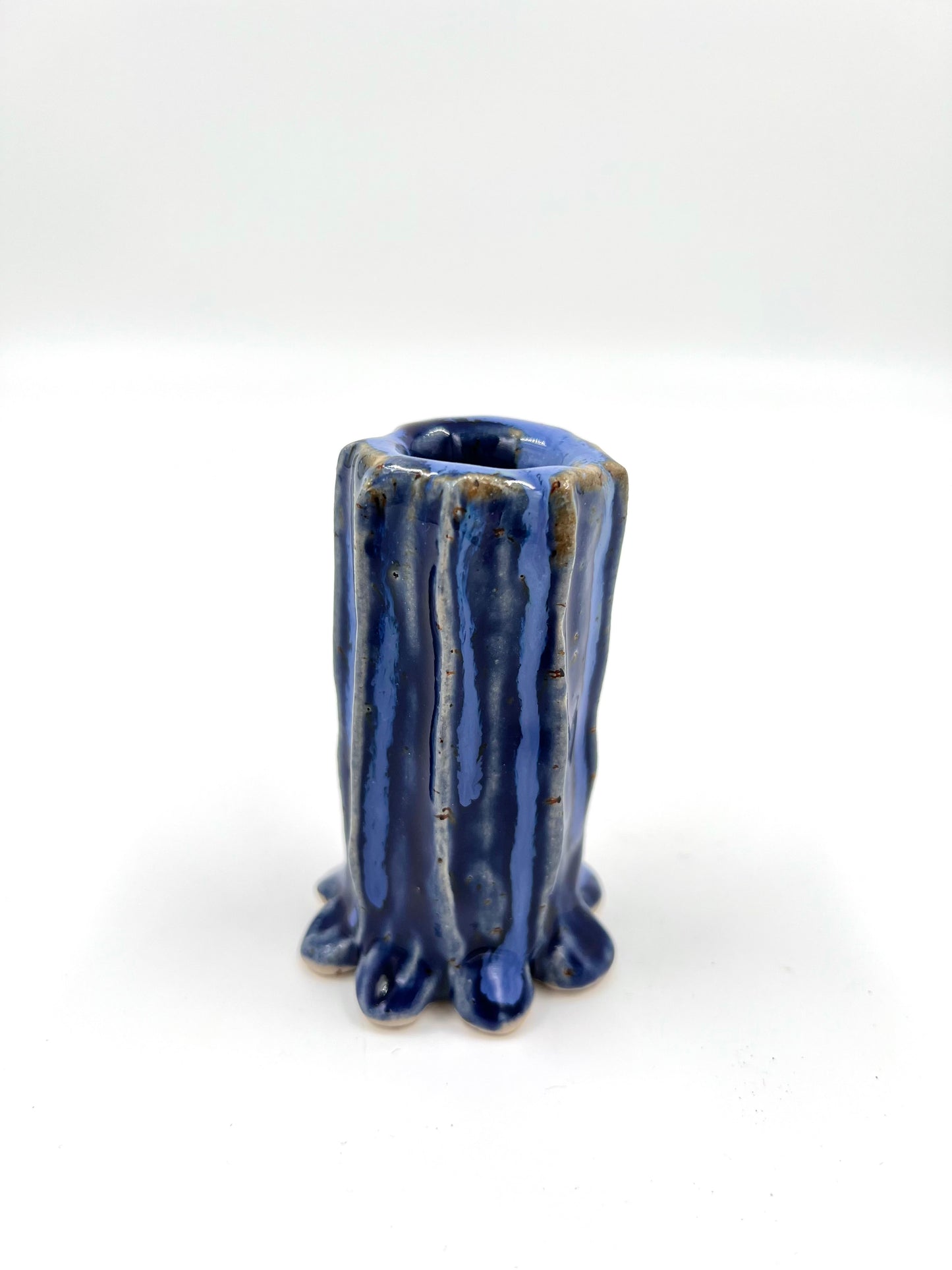 Blombruden minivas blå ljusblå