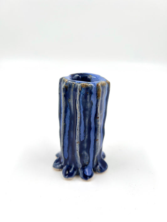 Blombruden minivas blå ljusblå