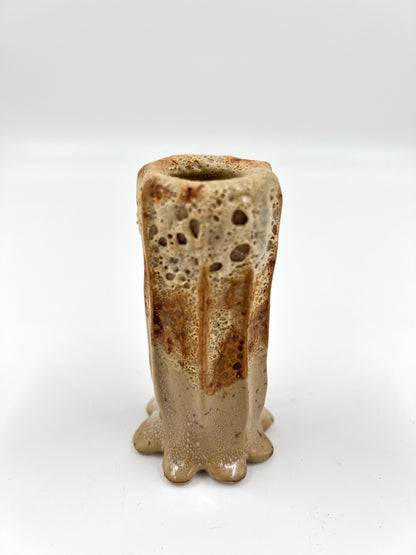 Blombruden minivas beige skum