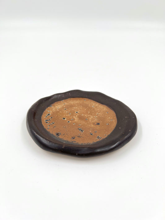 Blombruden medium fat matt brun