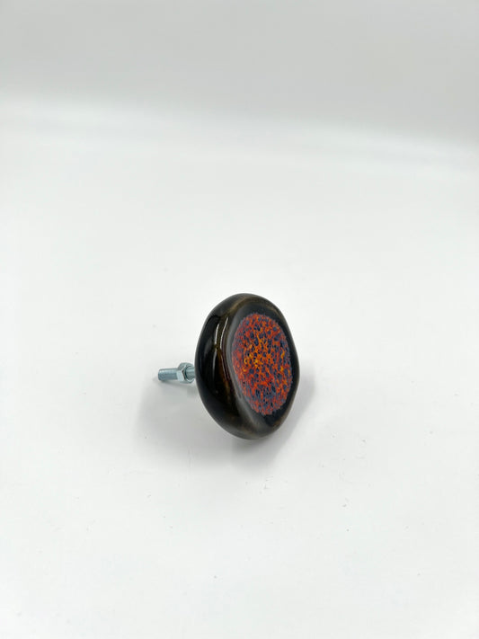 Blombruden knopp mörkgrön