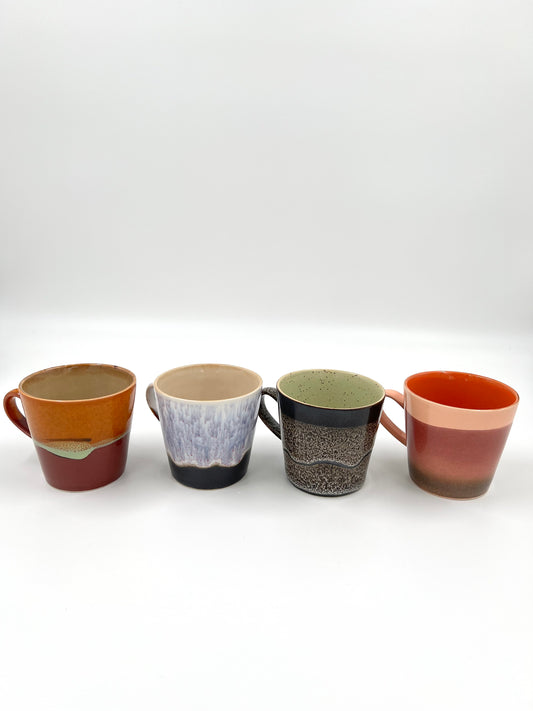 HK Living kaffekoppar 4-pack
