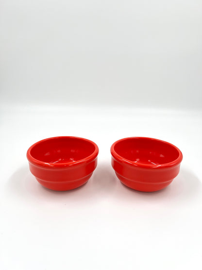 Niko June Kantine skålar röd 2-pack